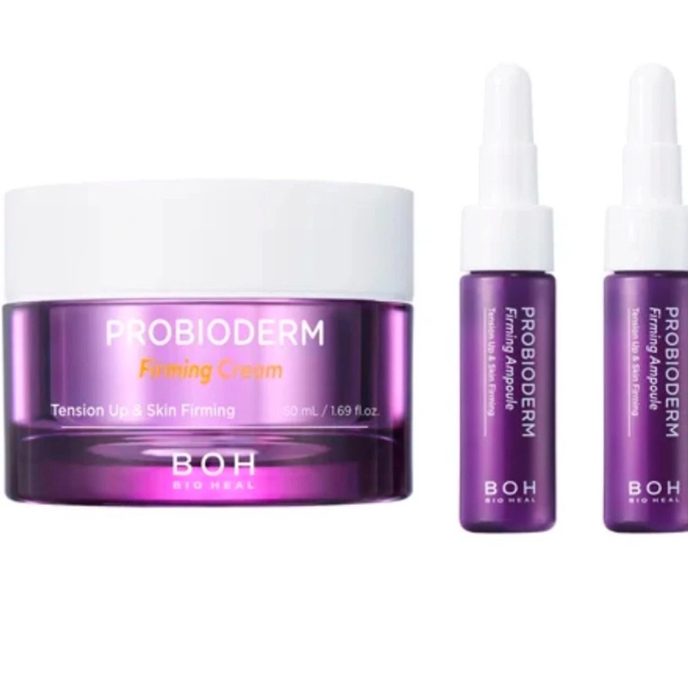 BIOHEAL BOH Probioderm Lifting Cream 50ml Special Set -Ampoule 7mL x 2each New